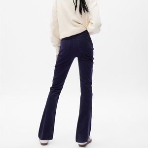 gap mid rise blue corduroy baby boot pants NWT 25P